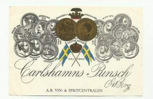 Carlshamns Punsch - viinaetiketti
