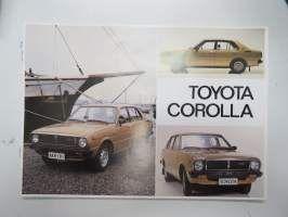Toyota Corolla 1979 -myyntiesite / sales brochure