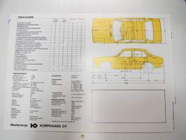Toyota Corolla 1979 -myyntiesite / sales brochure