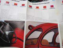 Citroën 2CV 1972 -myyntiesite / sales brochure