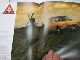 Citroën GS - Das Auto ohne Grenzen 1972 -myyntiesite / sales brochure