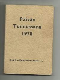 Päivän tunnussana 1970