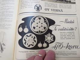 Suomen Kuvalehti 1945 nr 47, 24.11.1945 Kansikuva A.I. Virtanen, Paasikivi 75-vuotias, Vanha Ylioppilastalo 75 vuotta, Sotasyytetyt oikeudessa, Saksan helvetti, ym.