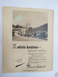 Suomen Kuvalehti 1945 nr 47, 24.11.1945 Kansikuva A.I. Virtanen, Paasikivi 75-vuotias, Vanha Ylioppilastalo 75 vuotta, Sotasyytetyt oikeudessa, Saksan helvetti, ym.