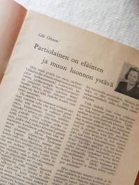 Suomen tyttö 1953 n:o 5-6. Suomen Partiotyttöjen jäsenlehti.