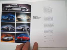 Porsche - The Models 2000 911, Boxster -myyntiesite /  sales brochure