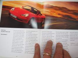 Porsche - The Models 2000 911, Boxster -myyntiesite /  sales brochure