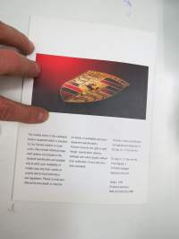Porsche - The Models 2000 911, Boxster -myyntiesite /  sales brochure