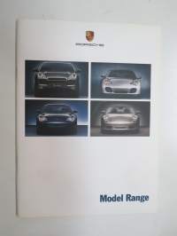 Porsche Model Range 2003 - 911, Boxster, Cayenne -myyntiesite /  sales brochure