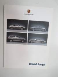 Porsche Model Range 2004 - 911, Boxster, Cayenne -myyntiesite /  sales brochure