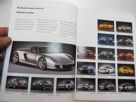 Porsche Model Range 2004 - 911, Boxster, Cayenne -myyntiesite /  sales brochure