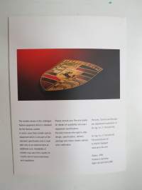 Porsche Model Range 1999 - 911, Boxster -myyntiesite / sales brochure