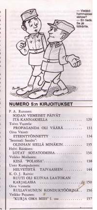 Kanstaisteli- miehet kertovat. Numero 5 / 1973