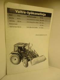 Valtra-työkonelinja  - työkone-esite