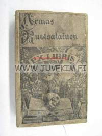 Armas Ruotsalainen, lääkäri, Helsinki -Ex Libris alkuperäinen painolaatta, merkin piirtänyt F.G. Ålander 1907