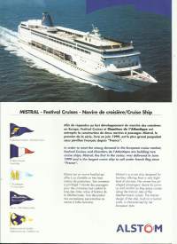 Alstom Mistral Festival Cruises  laivaesite 1999