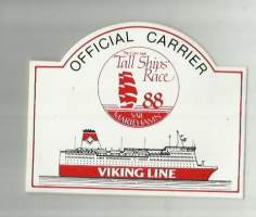 Viking Line Tall Ship Race 88  tarra  8x10 cm