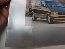 Ford Aerostar Wagon 1991 -myyntiesite / sales brochure