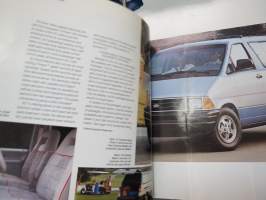 Ford Aerostar Wagon 1991 -myyntiesite / sales brochure
