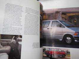 Ford Aerostar Wagon 1991 -myyntiesite / sales brochure