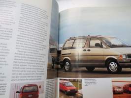 Ford Aerostar Wagon 1991 -myyntiesite / sales brochure