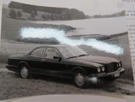 Rolls-Royce Corniche IV news release + 4 pcs press photographs -lanseerausesite + 4 kpl pressikuvia