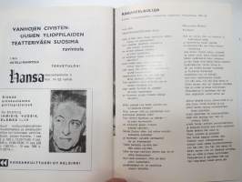 Ylioppilasteatteri 1926-1966... -minihistoriikki / theatre history