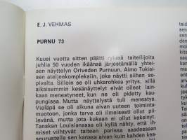 Purnu 73 - 1973, Orivesi -taidenäyttelyn näytttelykirja / art exhibition book