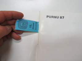 Purnu 87 - 1987, Orivesi -taidenäyttelyn näytttelykirja / art exhibition book