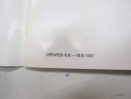 Purnu 87 - 1987, Orivesi -taidenäyttelyn näytttelykirja / art exhibition book