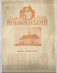 Lasten pyhäkoululehti  10. Riihimäen kirjapaino 1938