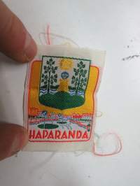 Haparanda (Haaparanta) -kangasmerkki / badge