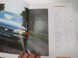 Ford Scorpio -myyntiesite / sales brochure