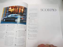 Ford Scorpio 1989 -myyntiesite / sales brochure