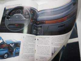 Ford Scorpio 1989 -myyntiesite / sales brochure