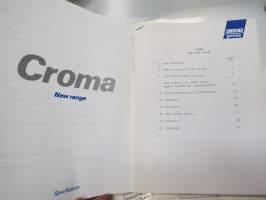 Fiat Croma Nuova gamma - New range... -  lehdistötiedote + pressikuvia