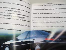 Citroën Xantia 1995 -myyntiesite / sales brochure