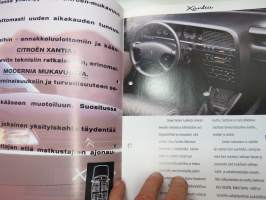 Citroën Xantia 1995 -myyntiesite / sales brochure
