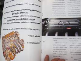Citroën Xantia 1995 -myyntiesite / sales brochure