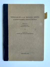 Vieraskielisiä sanoja posti-lähetysten osoitteina. kokoillut T.Kouvo