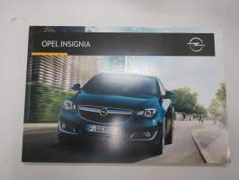 Opel Insignia 2016 -myyntiesite / sales brochure