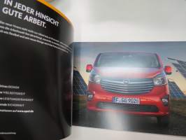 Opel Vivaro 2015 -myyntiesite / sales brochure