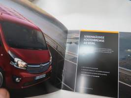 Opel Vivaro 2015 -myyntiesite / sales brochure