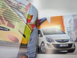 Opel Corsa 2012 -myyntiesite / sales brochure