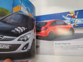 Opel Corsa 2012 -myyntiesite / sales brochure