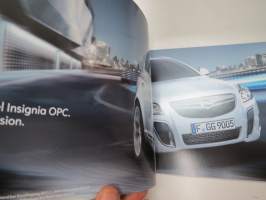 Opel Insignia OPC 2012 -myyntiesite / sales brochure