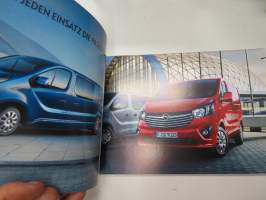 Opel Vivaro 2016 -myyntiesite / sales brochure