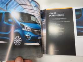 Opel Vivaro 2016 -myyntiesite / sales brochure