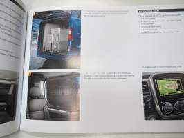 Opel Vivaro 2016 -myyntiesite / sales brochure