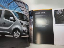 Opel Vivaro 2016 -myyntiesite / sales brochure